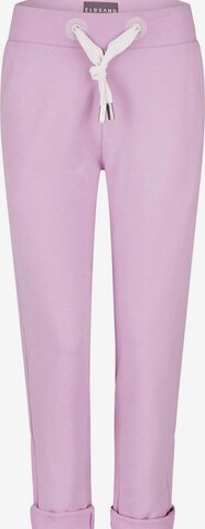Slimfit Pantaloni 'Brinja' di Elbsand in rosa: frontale