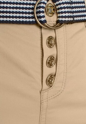 DELMAO Regular Chino Pants in Beige