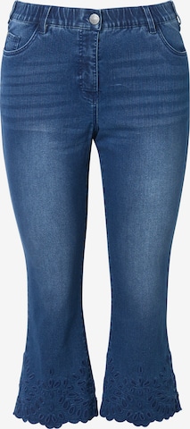 Bootcut Jean Ulla Popken en bleu : devant