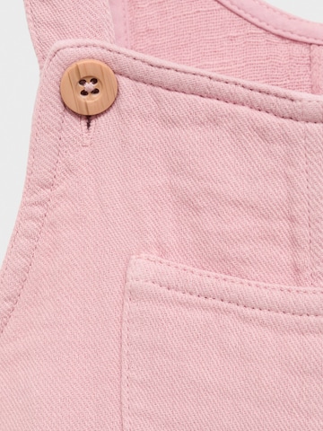 MANGO KIDS Regular Dungarees 'CLAIRE' in Pink