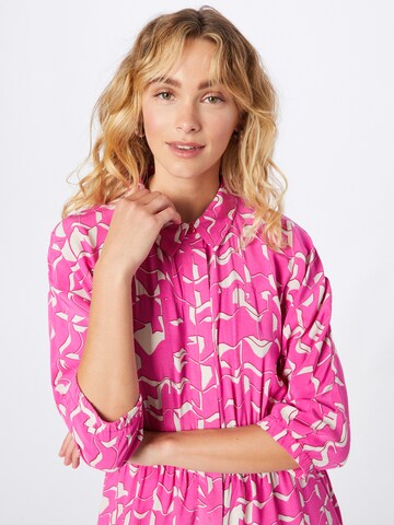 comma casual identity Shirt Dress in Pink