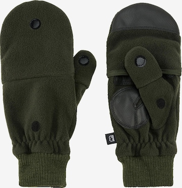 Brandit Prstové rukavice – zelená: přední strana