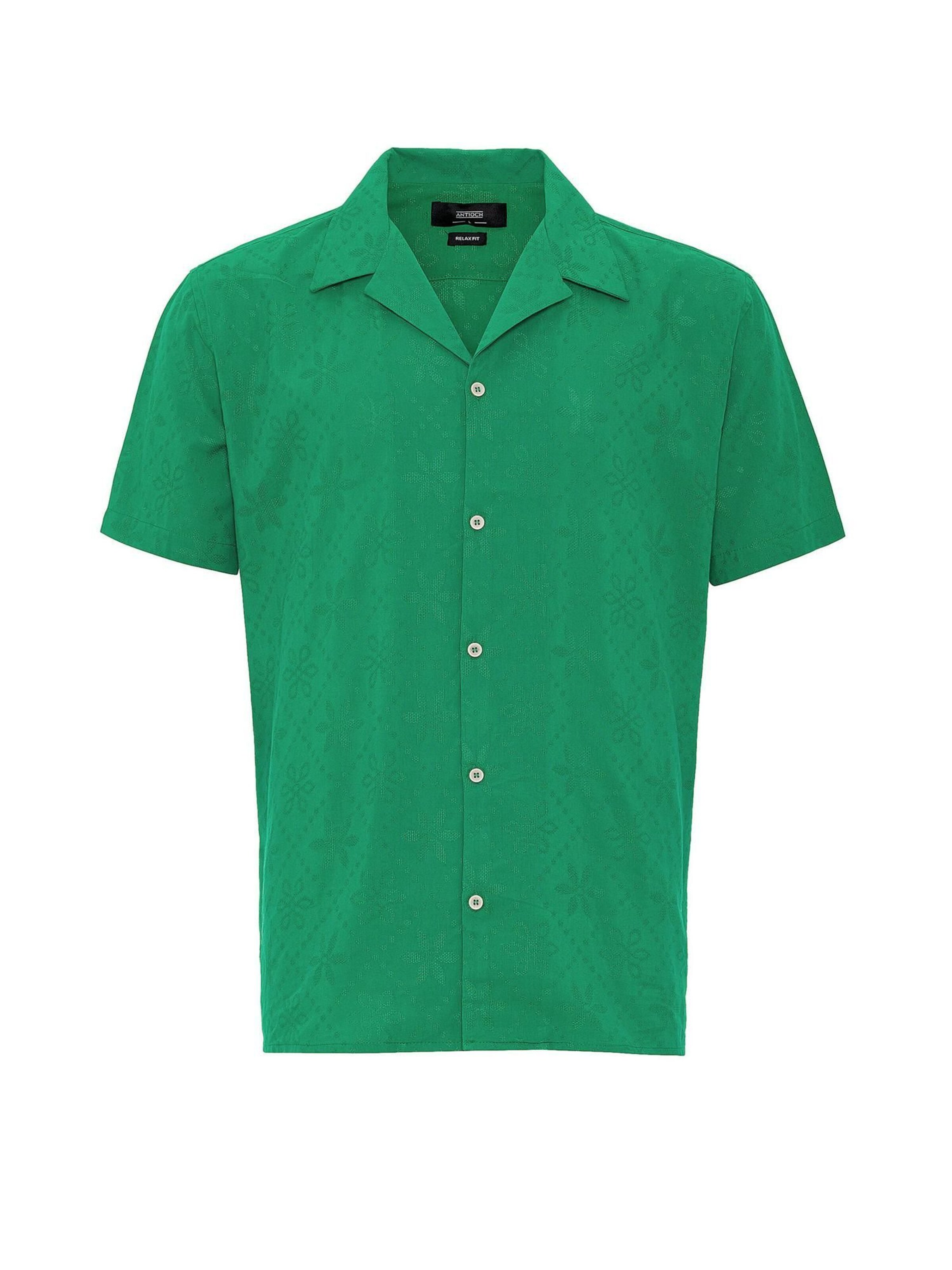 Antioch Regular fit Srajca | zelena barva: sprednja stran