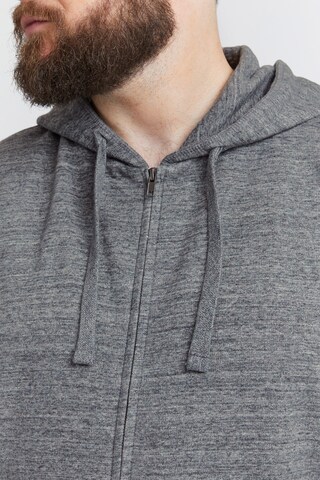 BLEND Zip-Up Hoodie 'Velno' in Grey