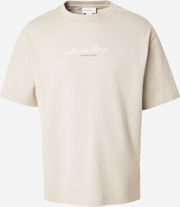 Calvin Klein Jeans Μπλουζάκι σε γκρι: μπροστά