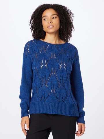 MORE & MORE Sweater in Blue: front