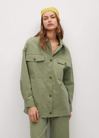 Veste mi-saison 'Garden' MANGO en vert : devant