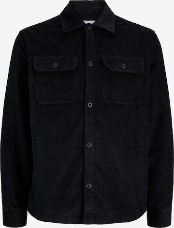JACK & JONES Regular fit Button Up Shirt 'JJERegent' in Black: front