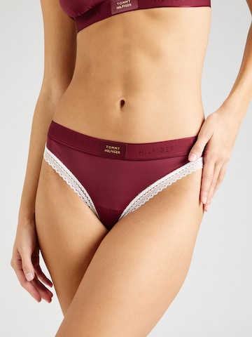 Tommy Hilfiger Underwear Thong in Red: front