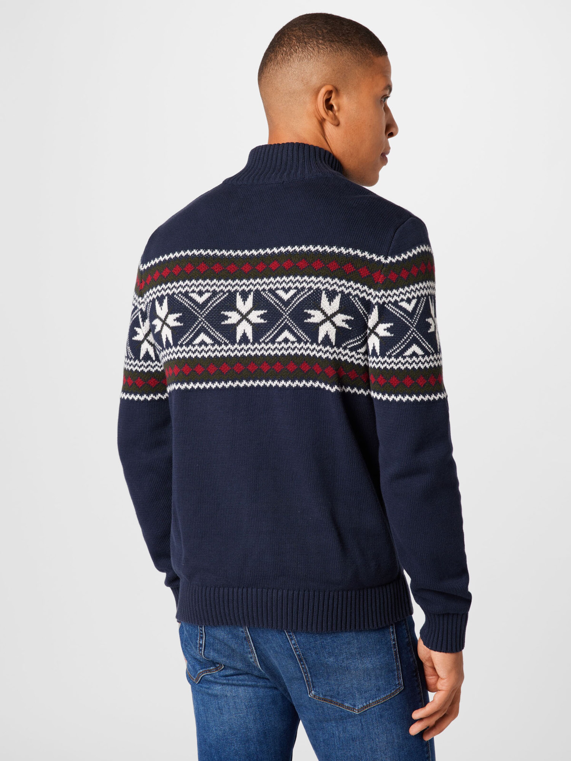 Männer Pullover & Strick SELECTED HOMME Pullover 'Flake' in Navy - DR69117 Männer Pullover & Strick SELECTED HOMME Pullover 'Flake' in Navy - DR69117