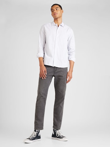 Only & Sons Regular fit Button Up Shirt 'BRONX' in White