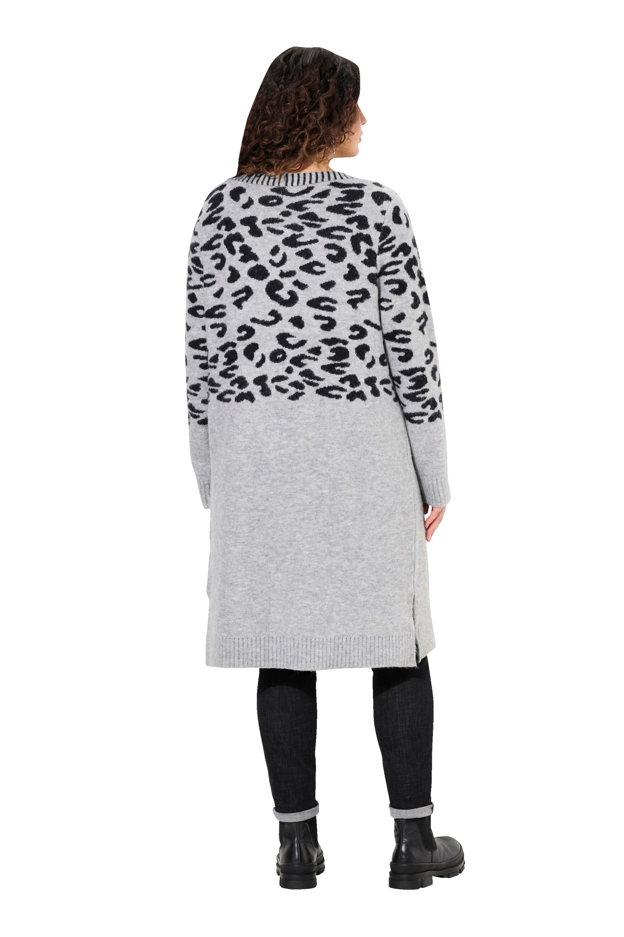 Ulla Popken Strickjacke in Grau