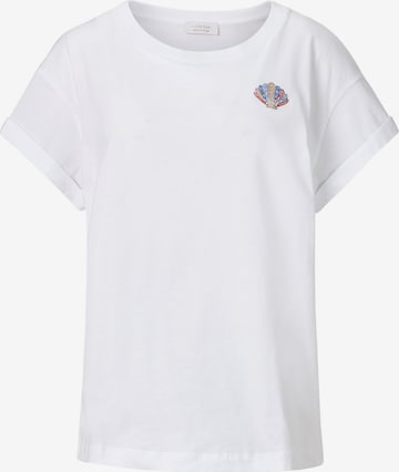 Rich & Royal Тениска в бяло: отпред