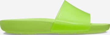 Crocs Klapki w kolorze zielony: przód