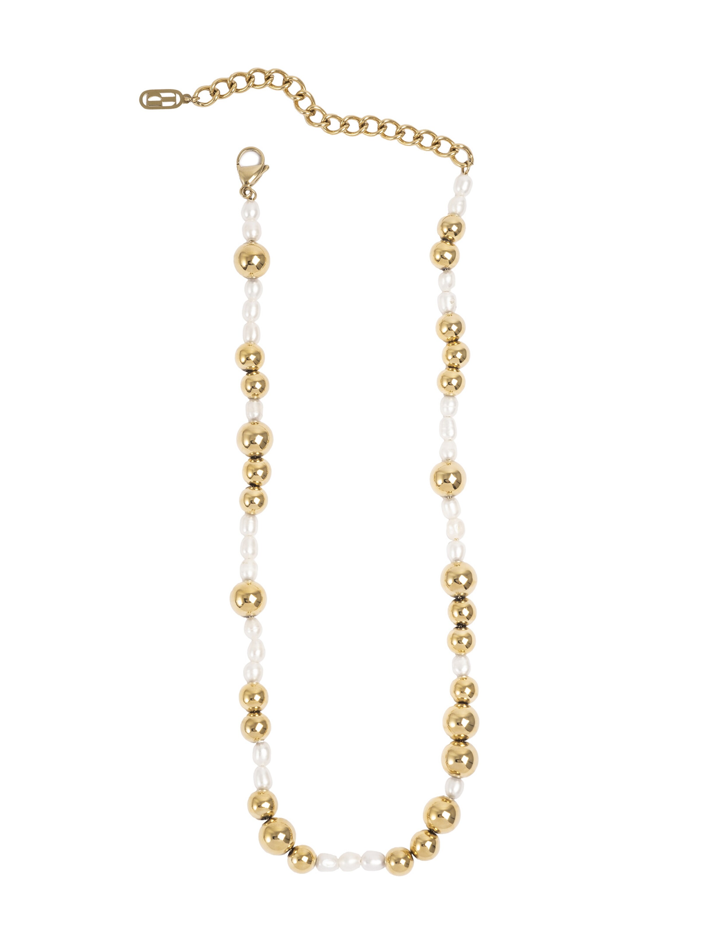 A&C Oslo – Nordic Design Jewellery Necklace 'Tone Damli  - Pearls' in Gold, Item view
