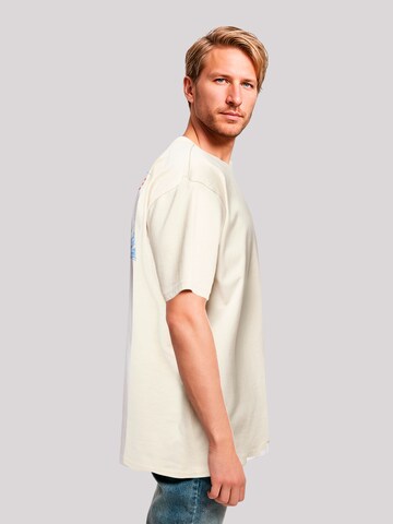F4NT4STIC Shirt 'Kanagawa Welle Blue' in Beige