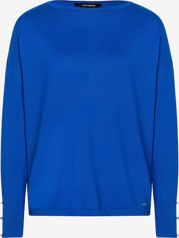 Pull-over oversize MORE & MORE en bleu : devant