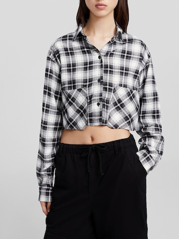 Bershka Blouse in Black