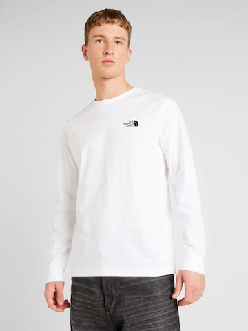 THE NORTH FACE - Camisa 'REDBOX' em branco: frente