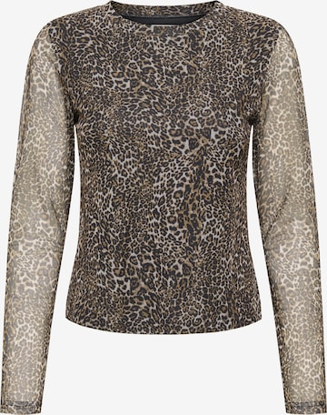 ONLY Тениска 'ONLNOVA' в кафяво: отпред