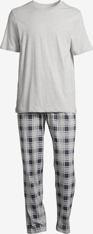 SCHIESSER Short Pajamas 'Night & Home' in Grey: front