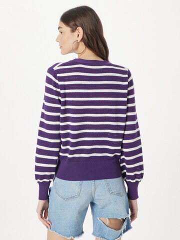 ESPRIT Knit Cardigan in Purple