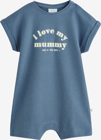 Next Ползунки/боди в Синий: спереди