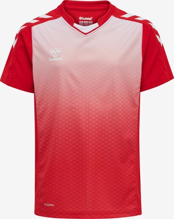 T-Shirt fonctionnel Hummel en rouge : devant