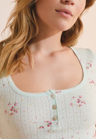 Chemise de nuit 'Katell' ETAM en vert