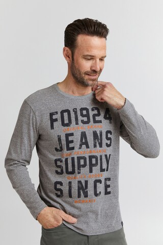 FQ1924 Shirt 'Noxan' in Grijs: voorkant