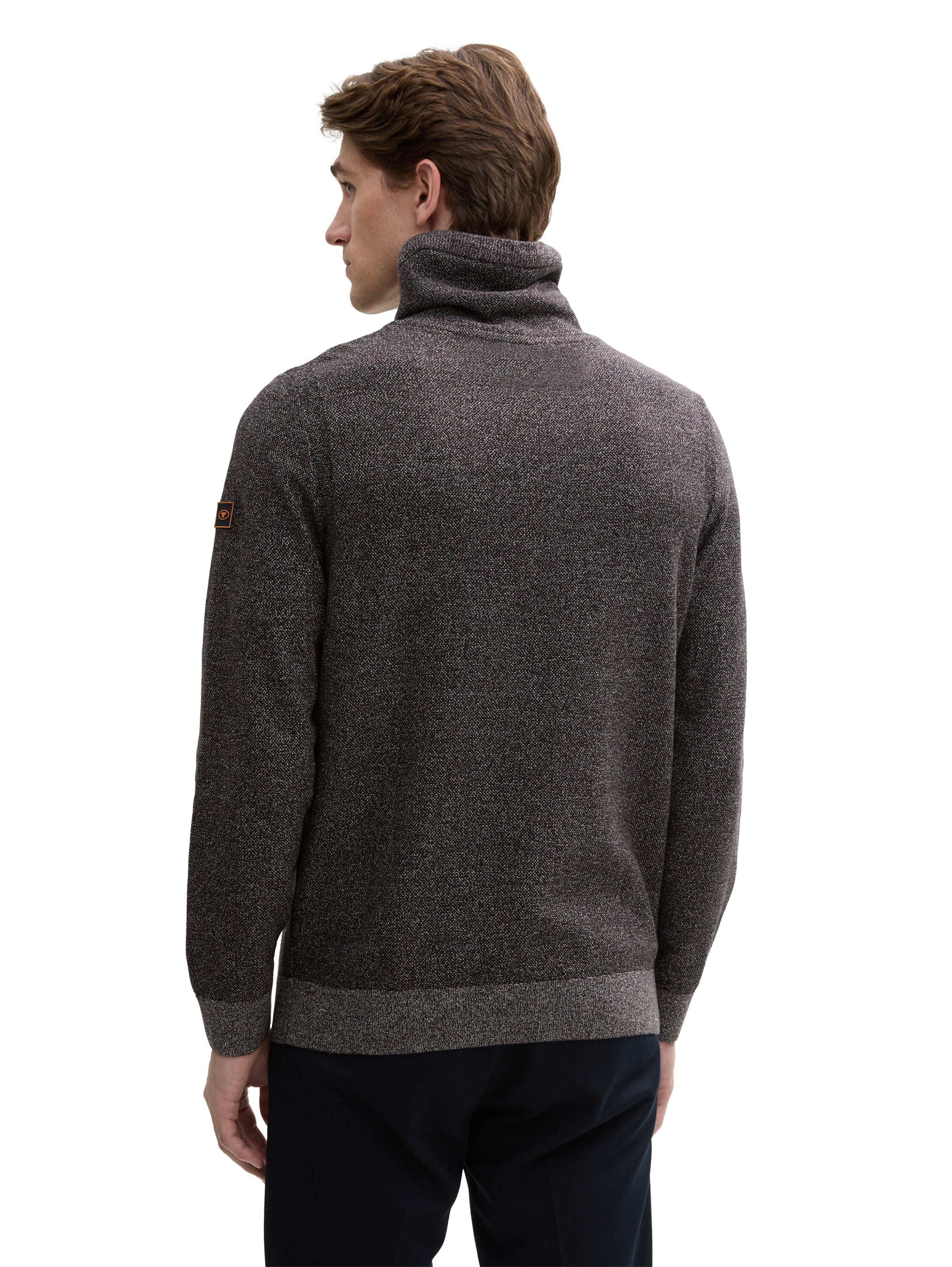 TOM TAILOR Sweater in Black