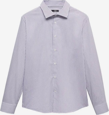 MANGO MAN Regular fit Button Up Shirt 'Corsa' in Blue: front