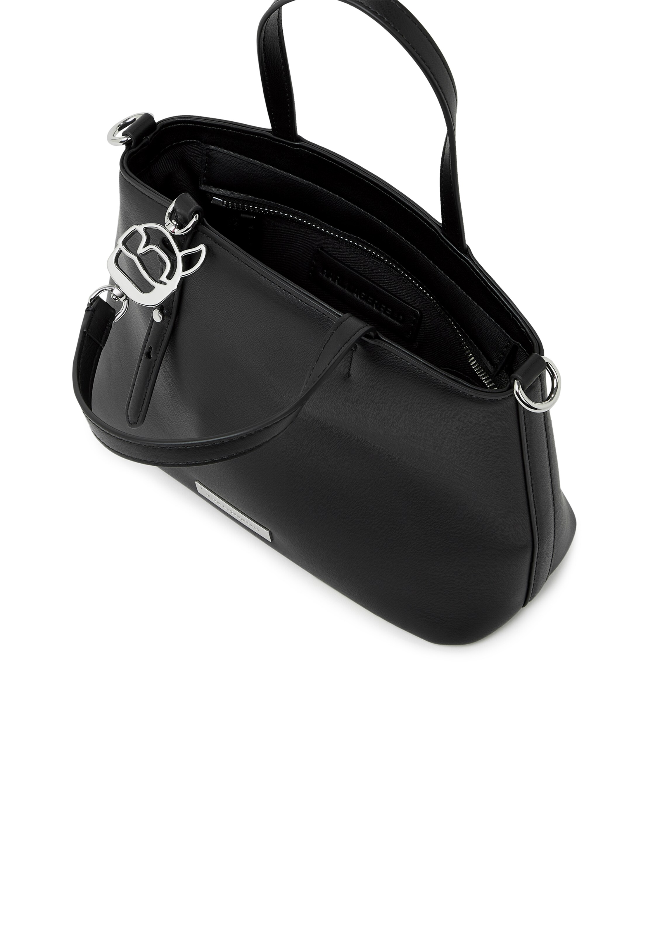 Karl Lagerfeld - Bolso de mano 'Ikon' en negro