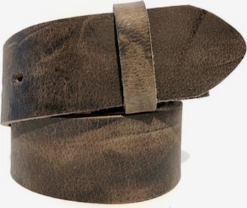 RETTUNGSRING by showroom 019° Belt 'Wasserbüffel' in Brown: front