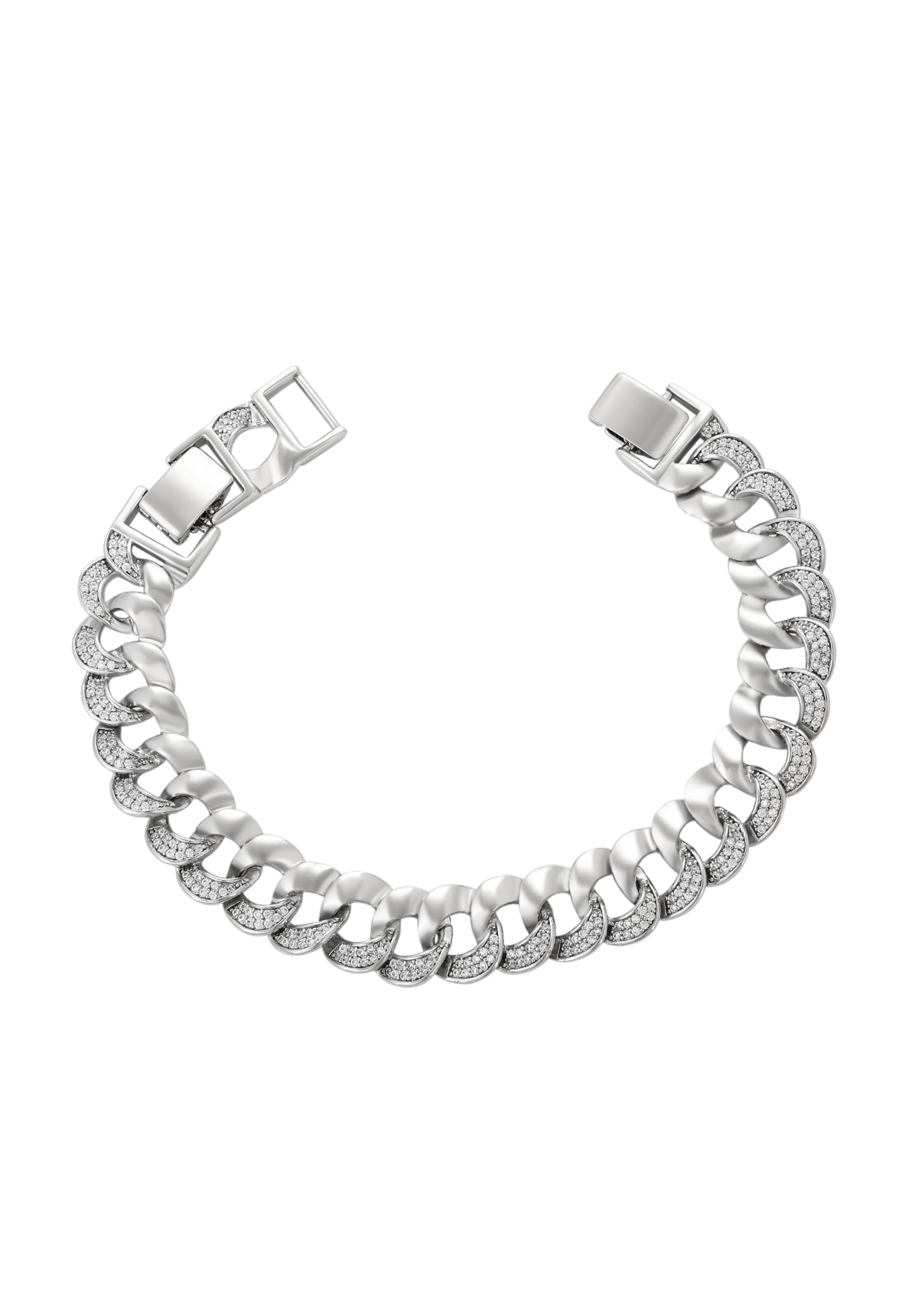 NAEMI - Pulsera en plata: frente