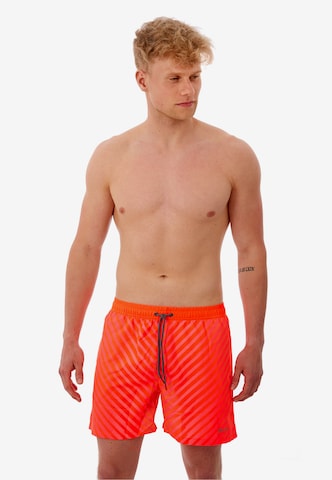 BECO the world of aquasports Board Shorts in Red: front