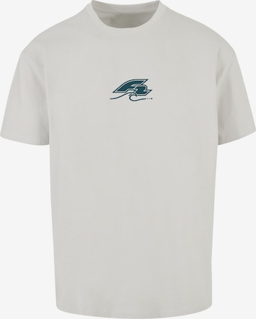 F2 Shirt 'Surfers Sunset Sommer Vibes' in Grey: front