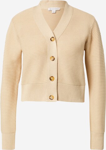 Cardigan 'Ottoman' Warehouse en beige : devant