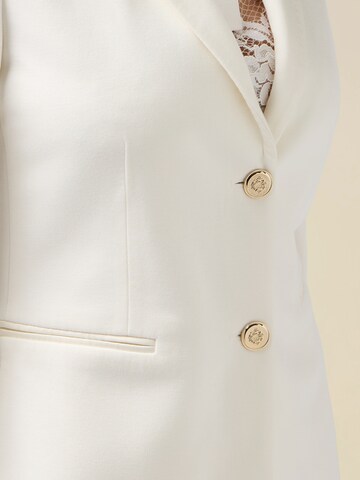 Blazer di oltre in bianco