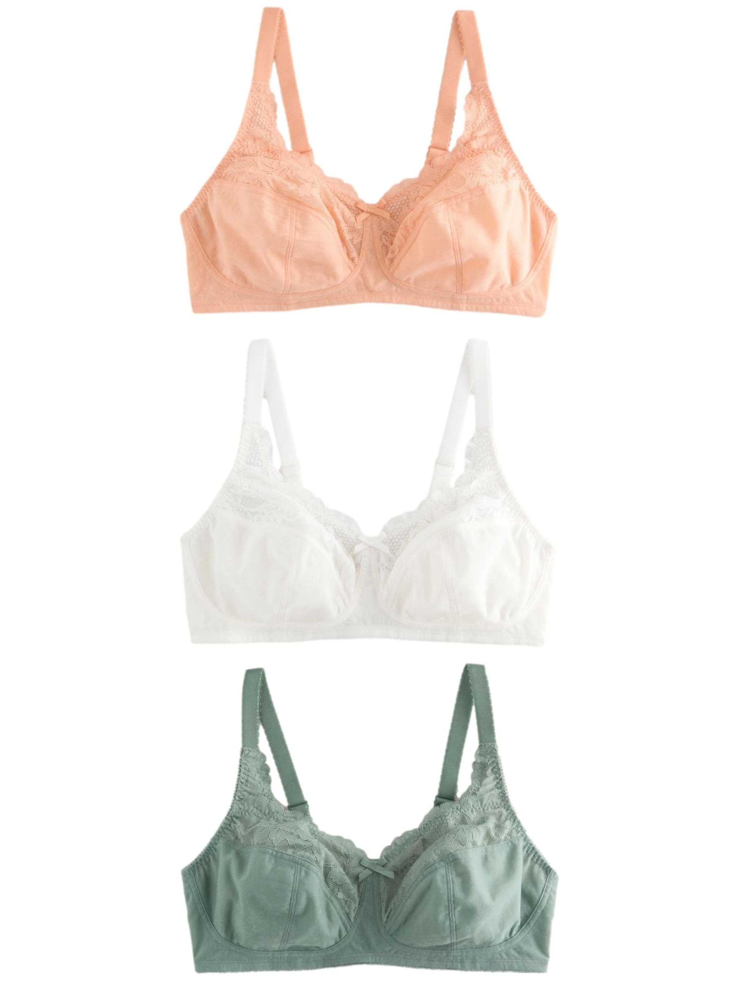 Next Бюстгальтер под футболку Бюстгальтер в Зеленый: спереди