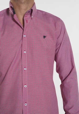 Regular fit Camicia 'Benjamin' di DENIM CULTURE in rosso