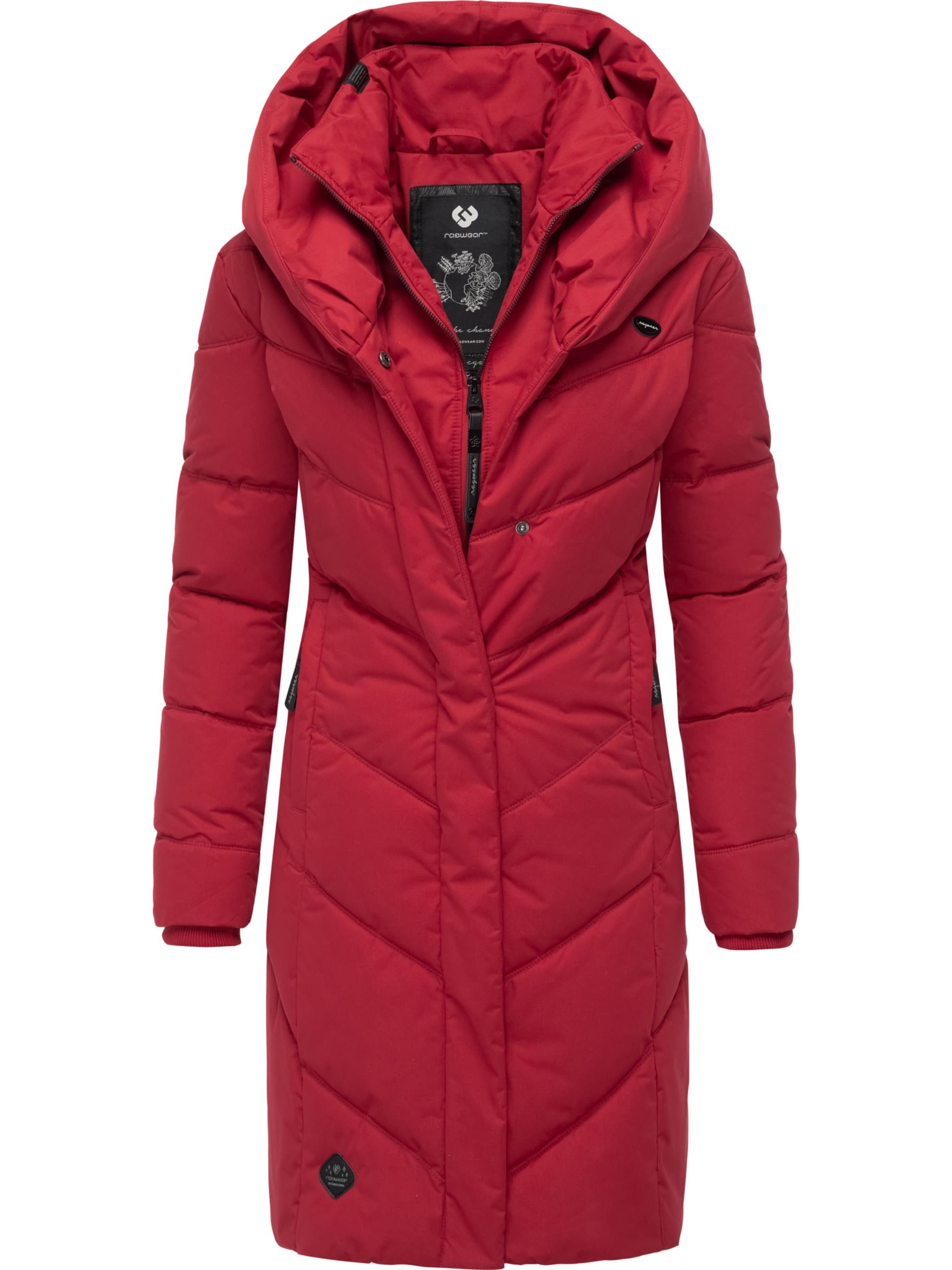 Ragwear Zimný kabát 'Natalka' - Červená