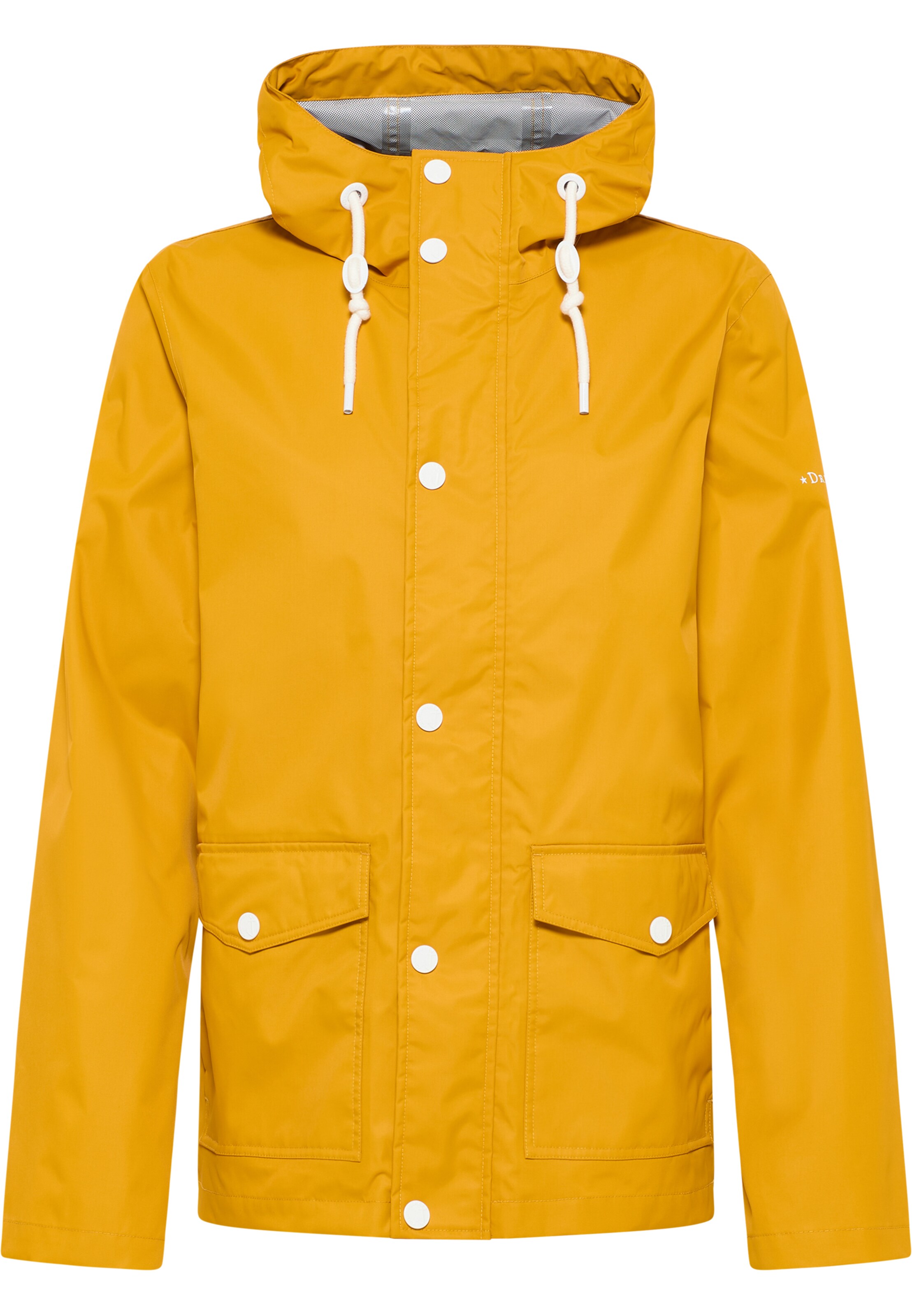 DreiMaster Maritim Λειτουργικό μπουφάν σε κίτρινο: μπροστά