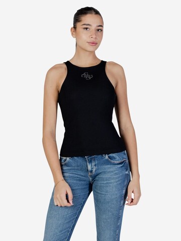 Top 'W6RP39 KD092' di GUESS in nero: frontale
