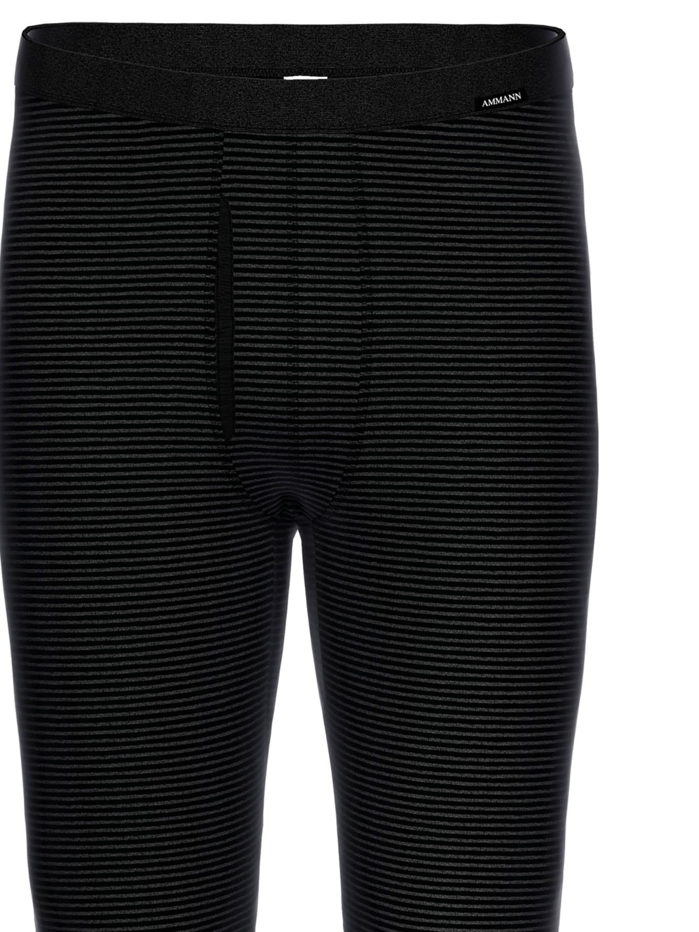 Ammann Long Johns 'Day Classic / Jeans Feinripp' in Grey