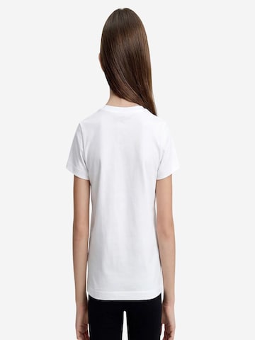 T-Shirt 'TOMMY Herren-T-Shirt Aus Baumwolle Und Elasthan' Tommy Life en blanc
