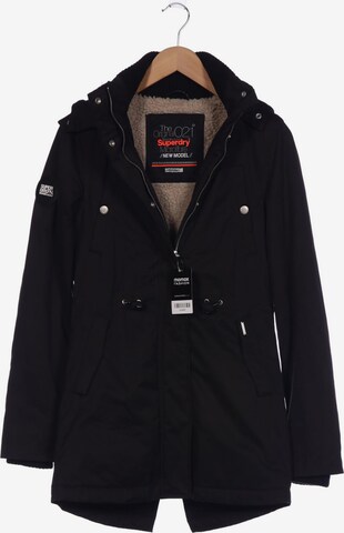 Superdry Jacket & Coat in XXS in Black: front