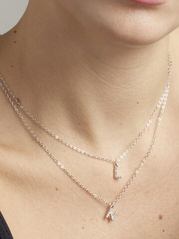 Luxenter Necklace 'Alphabet' in White
