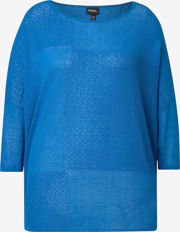 Ulla Popken Oversized trui in Blauw: voorkant