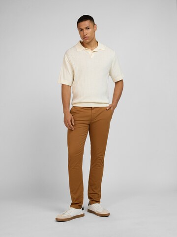 WOTEGA Slim fit Chino Pants 'Adriano' in Beige